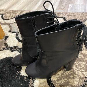 Black Charlotte Russe Booties